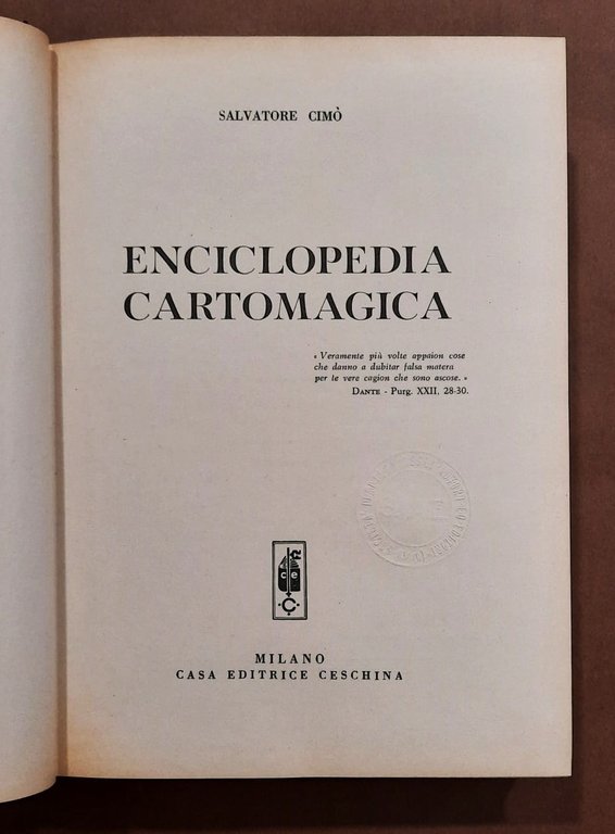 Enciclopedia Cartomagica.