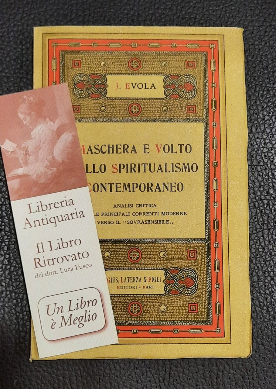 Maschera e volto dello Spiritualismo Contemporaneo.