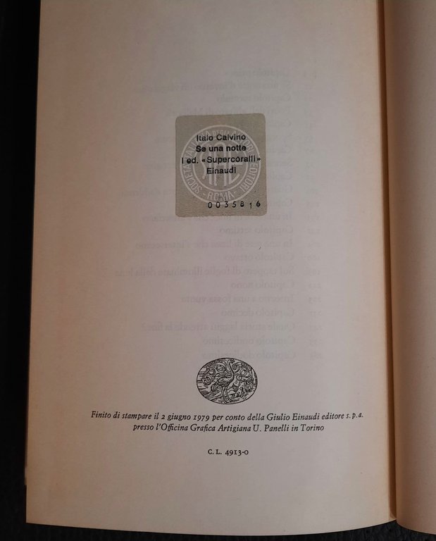 Se una notte d'inverno un viaggiatore. | Immagine Gallery 2