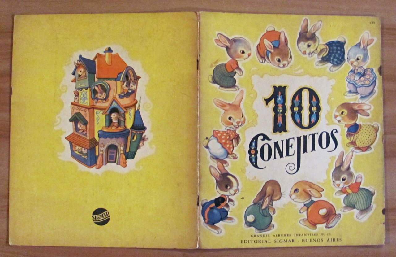 10 CONEJITOS - Coll. Grandes Albumes Infantiles N.25 - ill. …