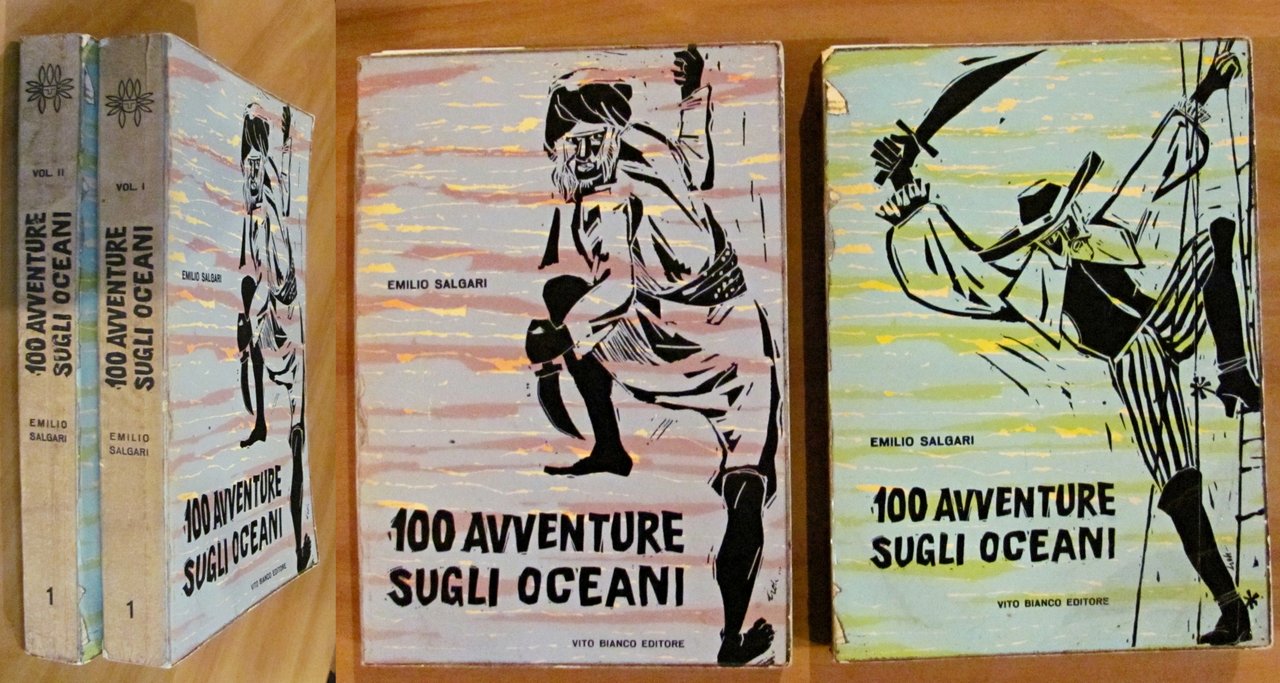 100 AVVENTURE SUGLI OCEANI - 2 Volumi, Completo, 1959