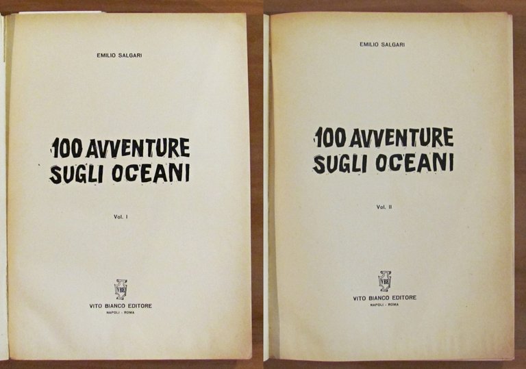 100 AVVENTURE SUGLI OCEANI - 2 Volumi, Completo, 1959