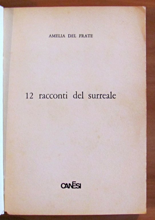 12 RACCONTI DEL SURREALE