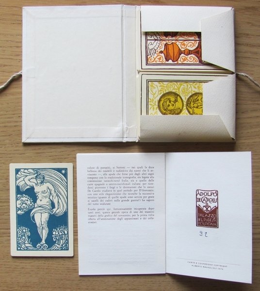 LE CARTE DA GIOCO DI ADOLFO DE CAROLIS - Tiratura …