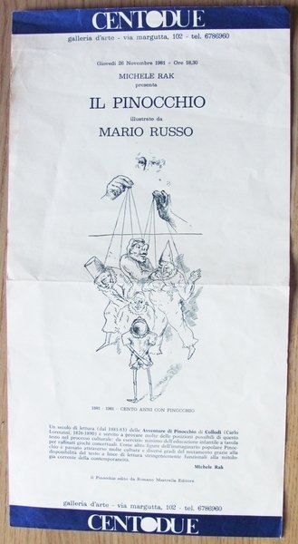 Michele Rak presenta Il Pinocchio illustrato da Mario Russo