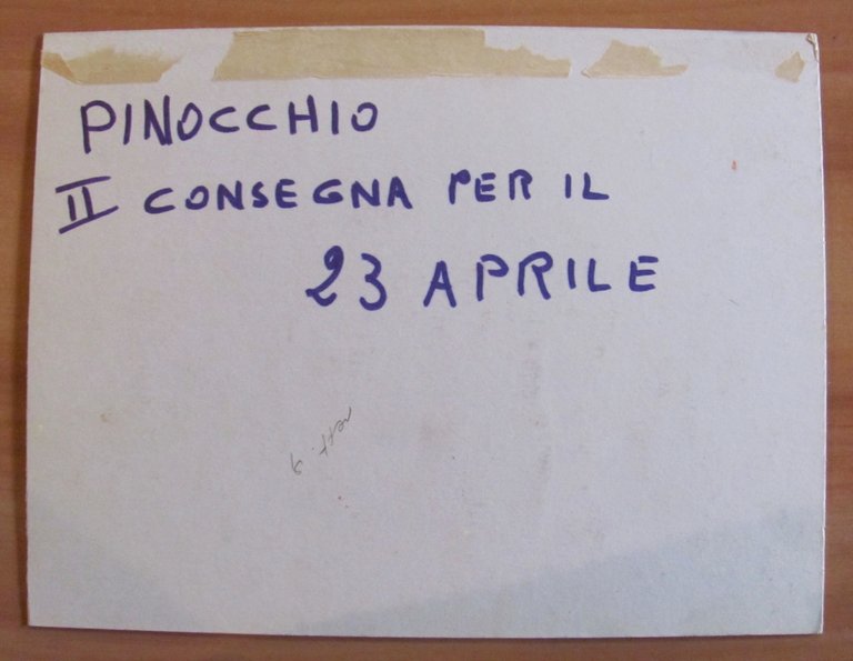 2 Tavole Originali PINOCCHIO, il GATTO e la VOLPE e …