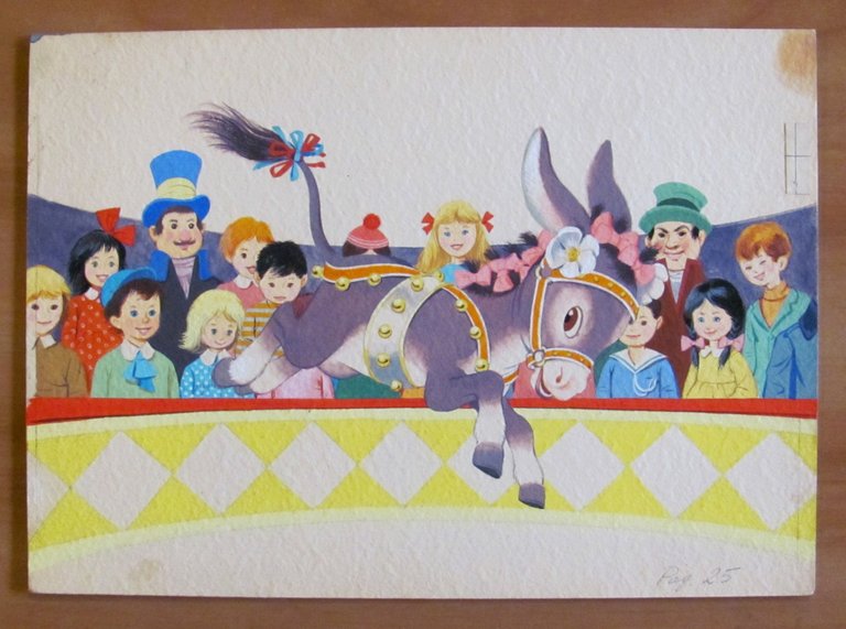 2 Tavole Originali PINOCCHIO, il GATTO e la VOLPE e …