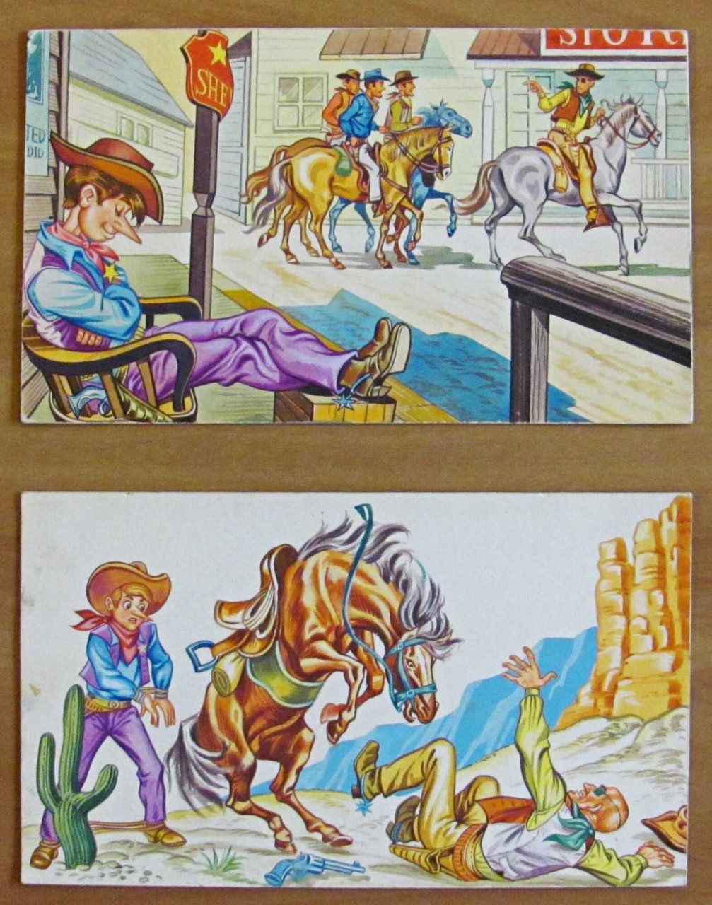 2 Tavole originali di GIZETA - PINOCCHIO GIRAMONDO: PINOCCHIO NEL … | Immagine principale
