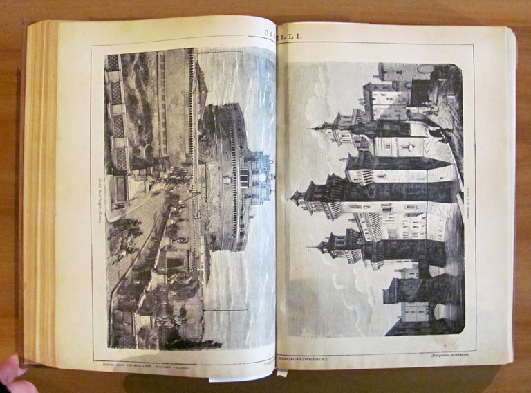 2 Volumi Completo - DIZIONARIO ENCICLOPEDICO ILLUSTRATO - SOCIETA' PER …