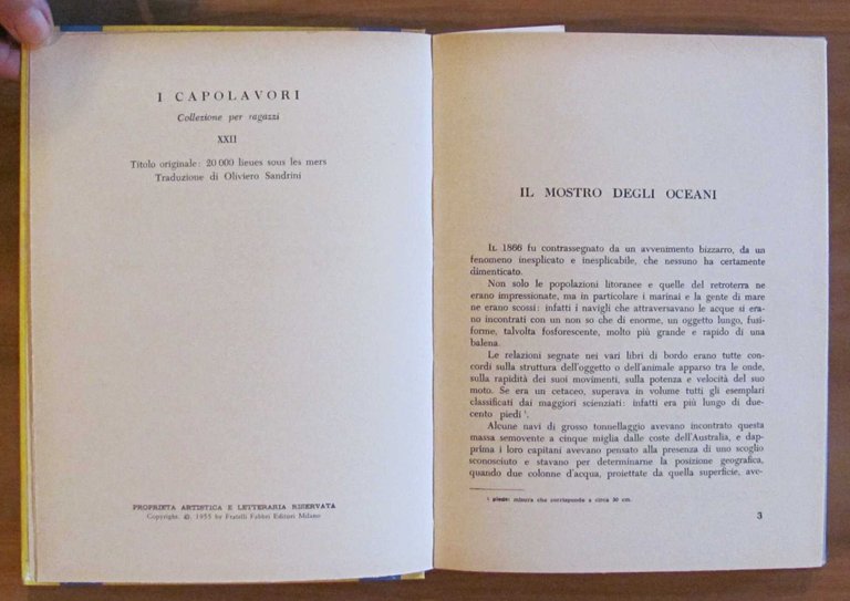 20.000 LEGHE SOTTO I MARI - Coll. I Capolavori, 1955 …