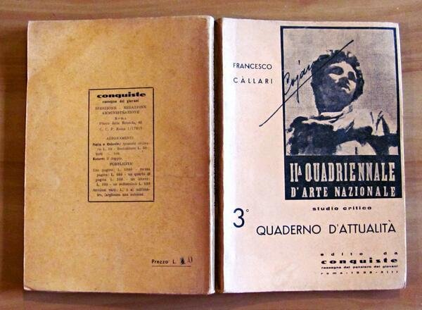 II QUADRIENNALE D'ARTE NAZIONALE - 3 QUADERNO D'ATTUALITA'