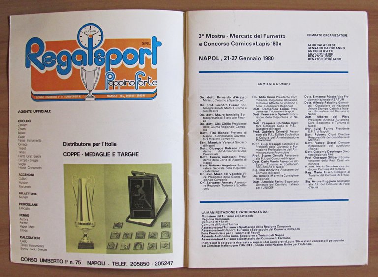 3^ MOSTRA MERCATO DEL FUMETTO, 1980 Napoli