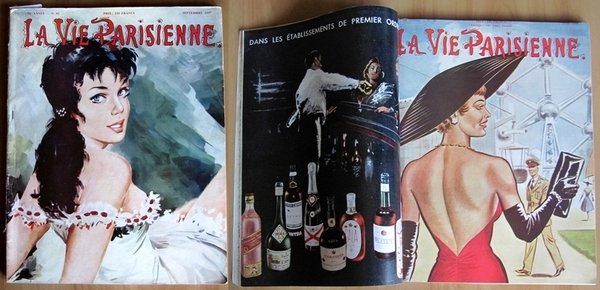 La Vie Parisienne N.81 del 1957 - N.90 del 1958 …