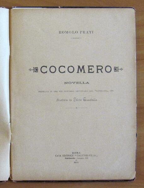 COCOMERO Novella educativa - Biblioteca del Novellino, 1901