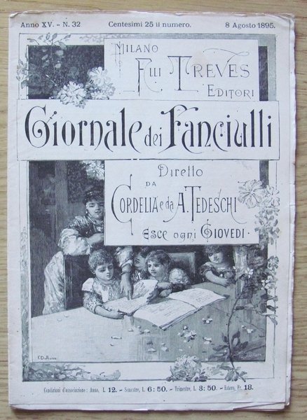 GIORNALE DEI FANCIULLI N.32 del 1895