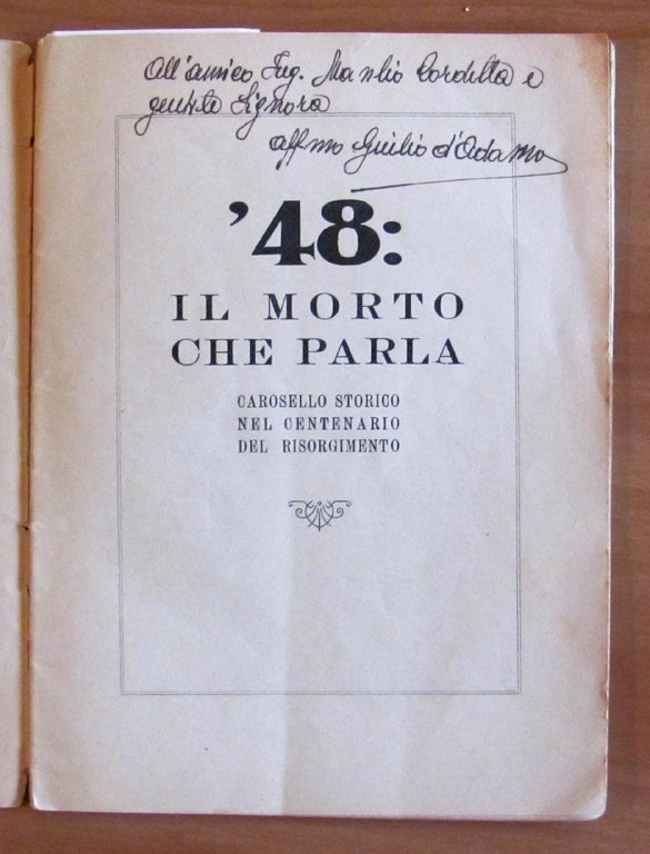 48 IL MORTO CHE PARLA - Carosello Storico nel Centenario …
