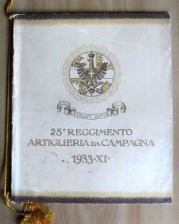 Calendario 1933 -25° Reggimento Artiglieria Da Campagna