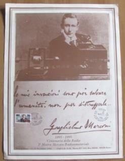 Centenario Della Radio 1895-1995. Guglielmo Marconi. Mostra Radioamatoriale