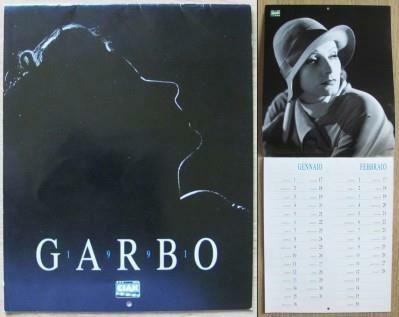 Calendario Greta Garbo 1991 Allegato A Ciak
