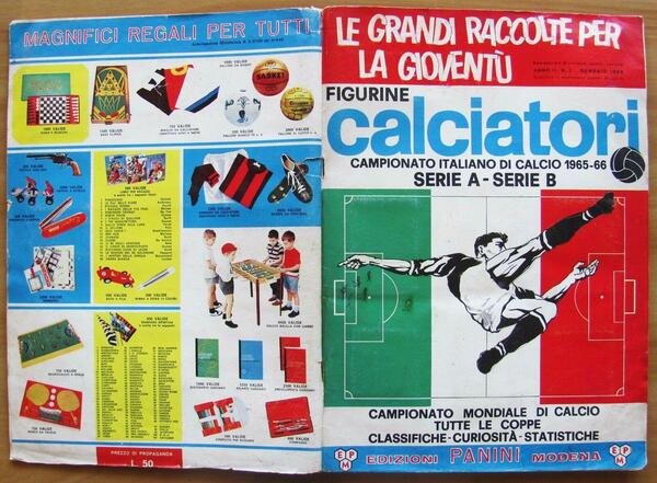 Album Figurine Panini Calciatori 1965-66 -Competo Meno 12 Figurine Con …