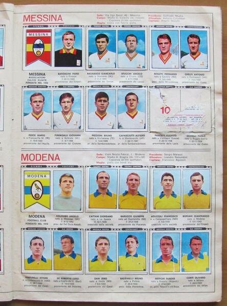 Album Figurine Panini Calciatori 1965-66 -Competo Meno 12 Figurine Con …
