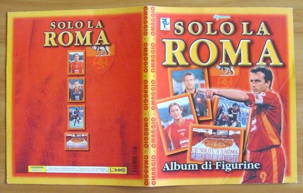 ALBUM FIGURINE EDIGAMMA - SOLO LA ROMA - COMPLETO