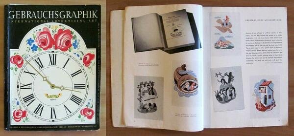 GEBRAUCHSGRAPHIK International Advertising Art, 1940 con PINOCCHIO ill FLOETHE