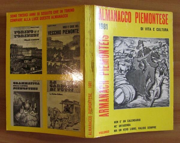 ALMANACCO PIEMONTESE di Vita e Cultura 1981 - ARMANACH PIEMONTEIS