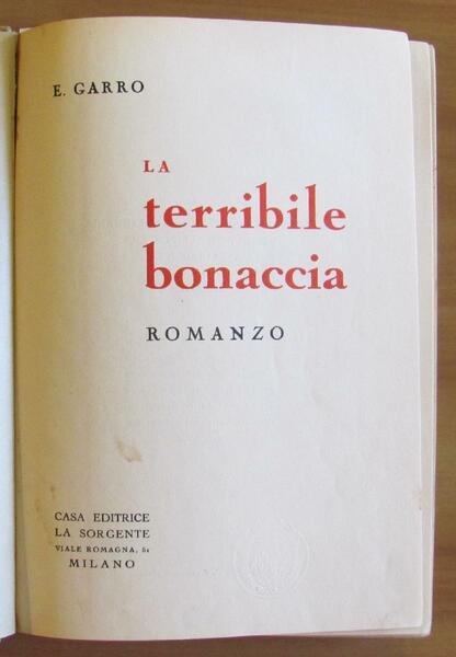 LA TERRIBILE BONACCIA - Coll. AZZURRA, 1939 - ill. MUSSINO