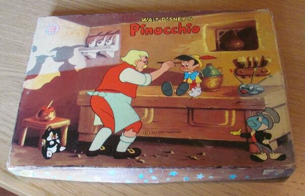 PINOCCHIO - Scatola con Timbri in legno Multiprint Completa anni …