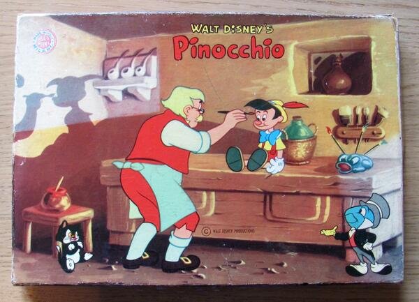 PINOCCHIO - Scatola con Timbri in legno Multiprint Completa anni …