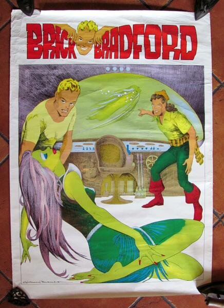 Poster BRICK BRADFORD (2) - ORIGINALE 100x70