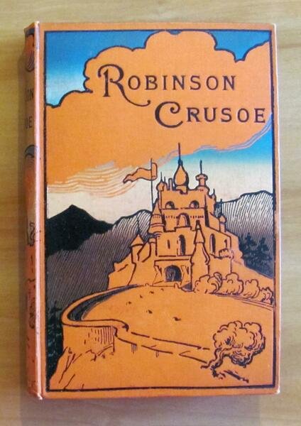ROBINSON CRUSOE on his desert Island, primi '900