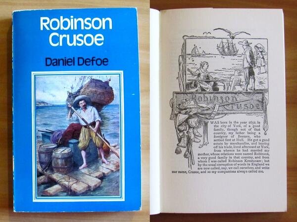 ROBINSON CRUSOE - Ed. Dent, 1976 ill. SYMINGTON