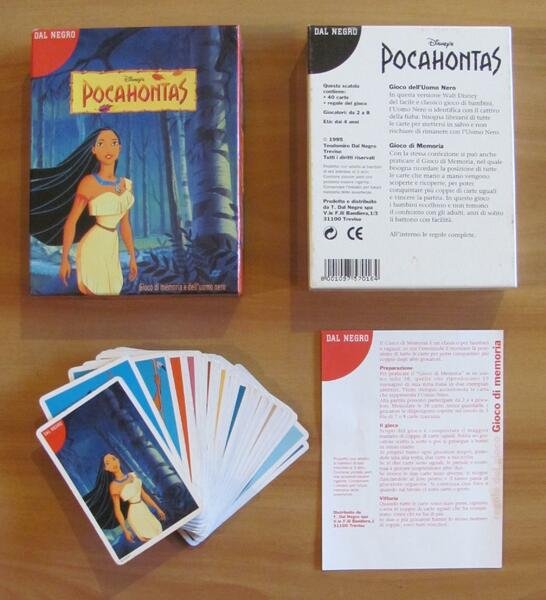 POCAHONTAS - Gioco di memoria e Uomo Nero Dal Negro …