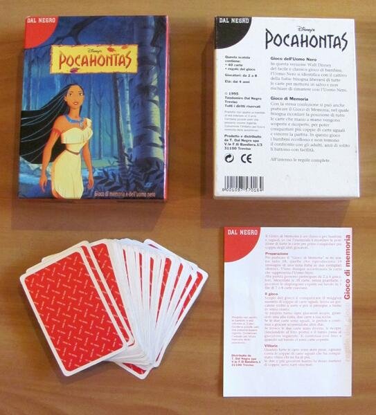 POCAHONTAS - Gioco di memoria e Uomo Nero Dal Negro …