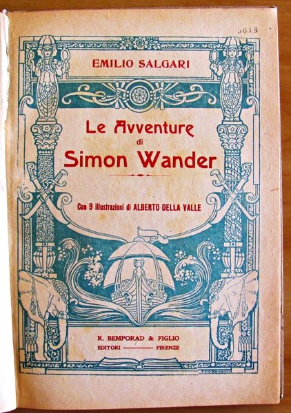 AVVENTURE DI SIMON WANDER, 1921 - ill. Della Valle
