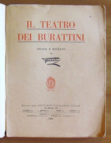 IL TEATRO DEI BURATTINI, 1928 - ill. YAMBO