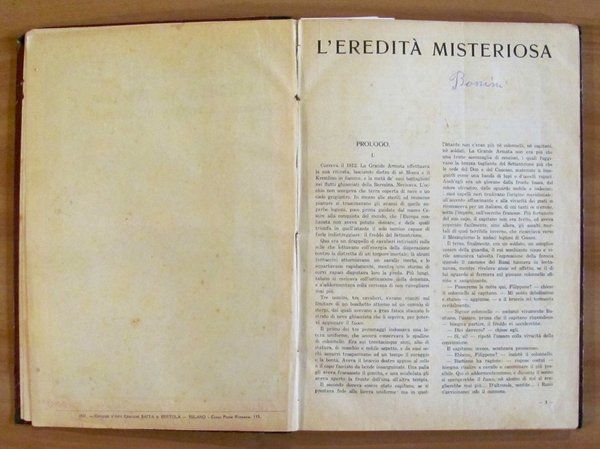 ROCAMBOLE - L'EREDITA' MISTERIOSA, 1921 - ill. FABBI