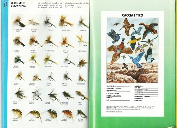 Catalogo 1988 BROWNING - Pesca, Caccia e Tiro, Arco, Golf