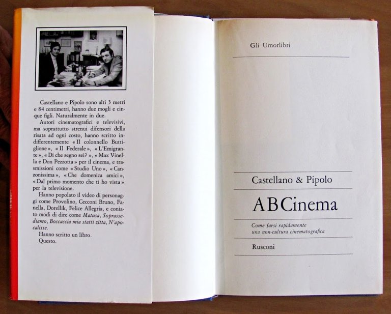 A B CINEMA - Collana GLI UMORLIBRI