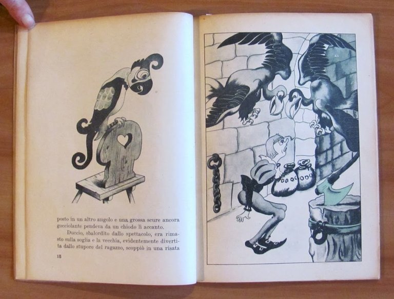 ACCADDE NEL BOSCO, anni '40 - ill. N. NOBILI