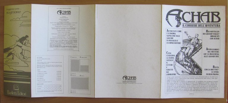 ACHAB Il Corriere dell'Avventura - Brochure Pubblicitaria Apribile, 1990 - …