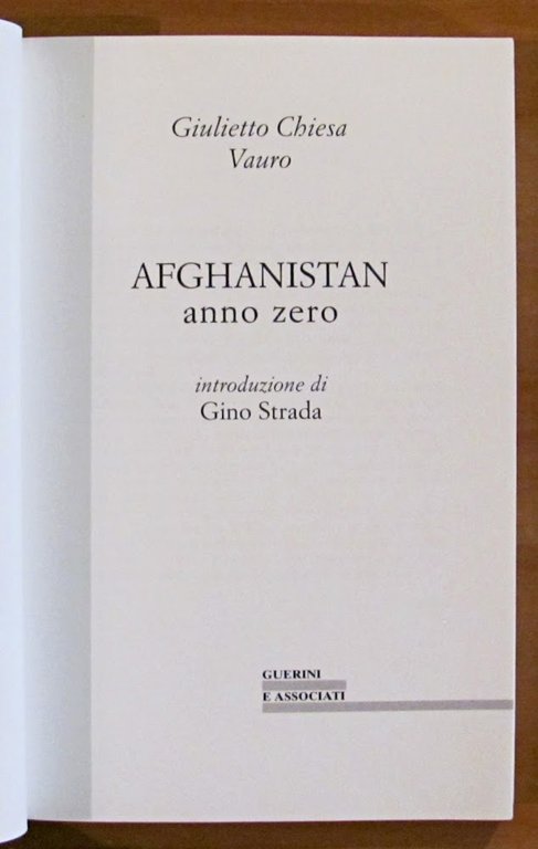 AFGHANISTAN ANNO ZERO