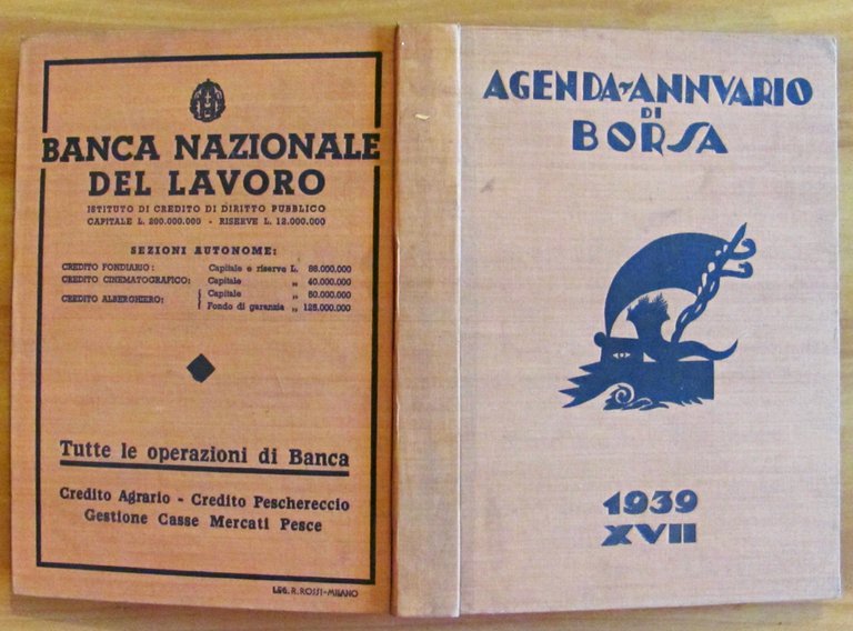 AGENDA ANNUARIO DI BORSA 1939