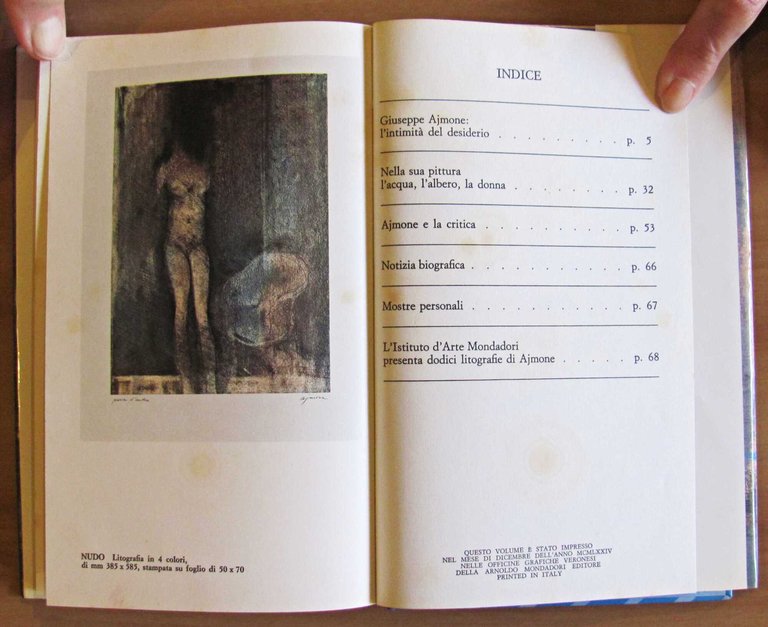 AJMONE - Istituto D'Arte Mondadori - Edizione Limitata, 1974