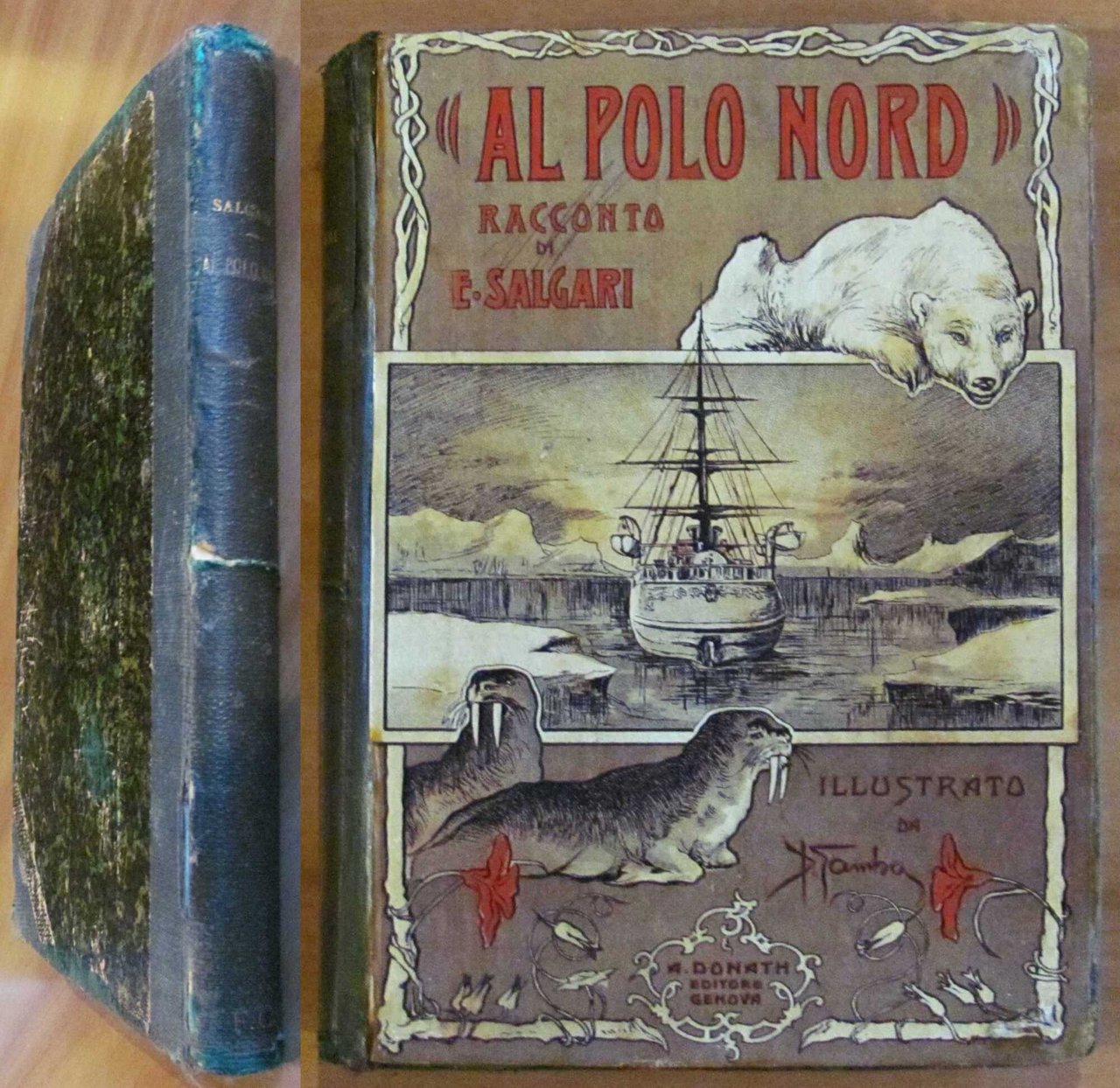 AL POLO NORD, 1903 - ill. G. GAMBA