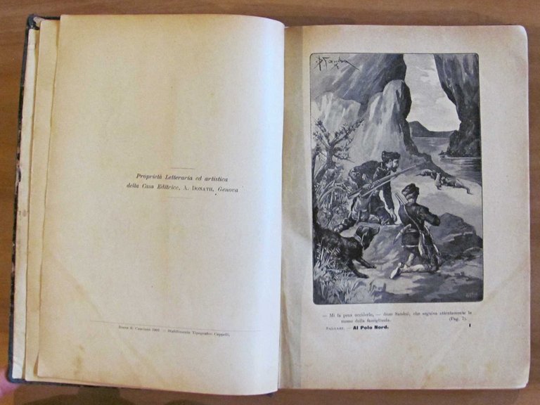 AL POLO NORD, 1903 - ill. G. GAMBA