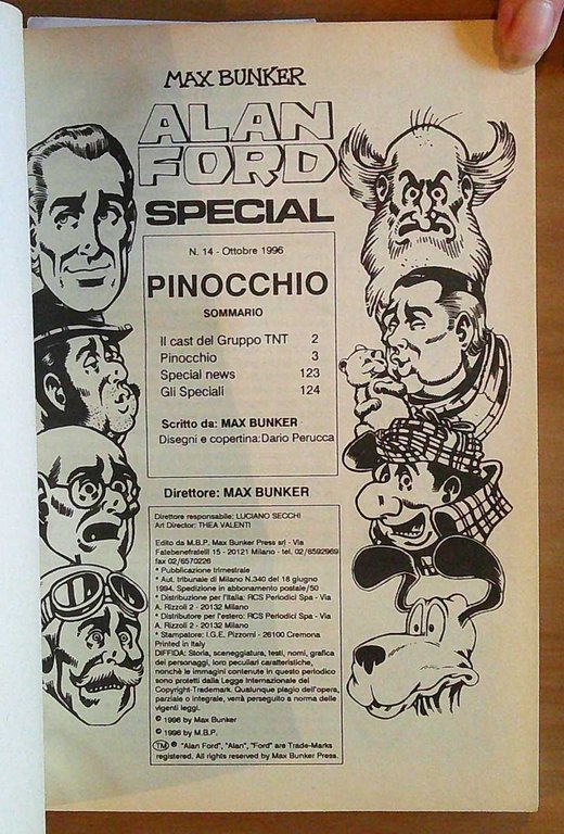 ALAN FORD - SPECIAL N.14 - PINOCCHIO