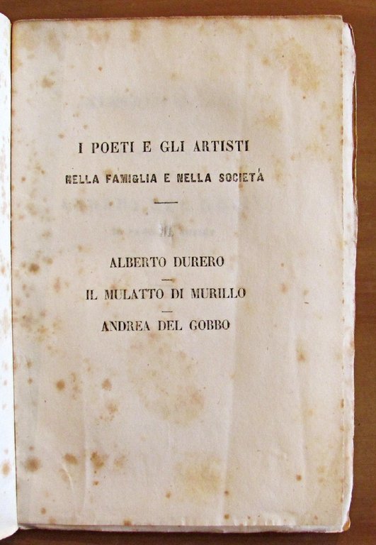 ALBERTO DURERO - IL MULATTO DI MURILLO - ANDREA DEL …